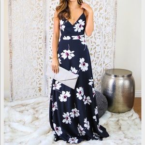 Maxi floral dress